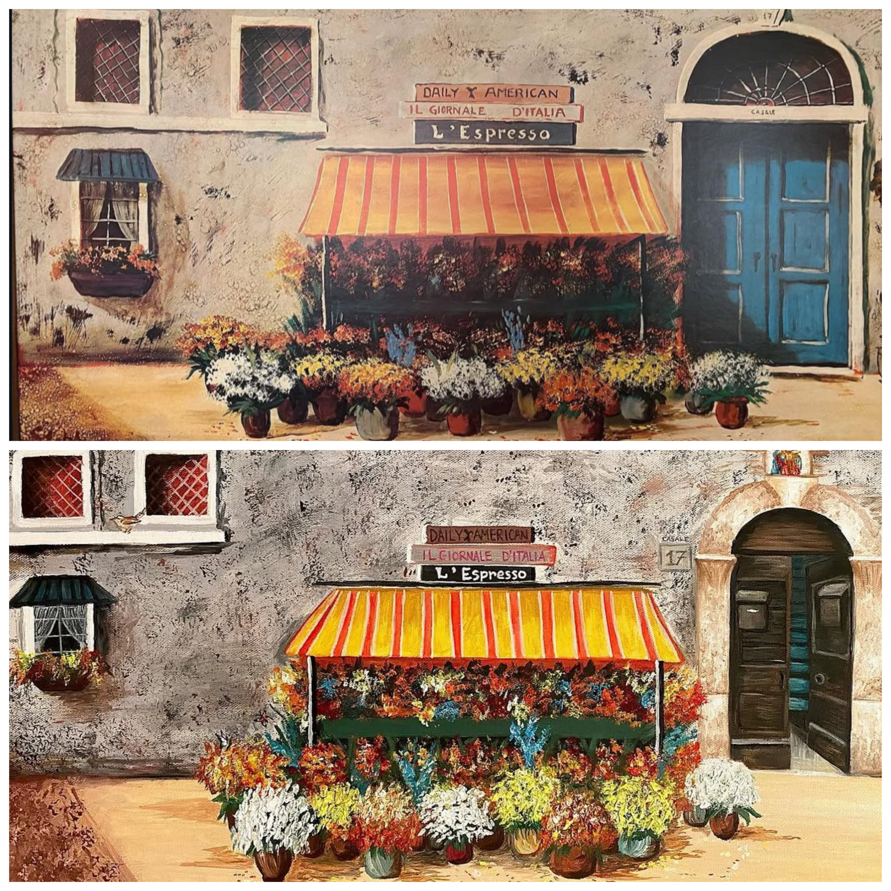 L'Espresso — oil painting by Breanna Malone